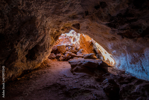 the beautiful goddess ofsalt cristal in hormoz island salt cave