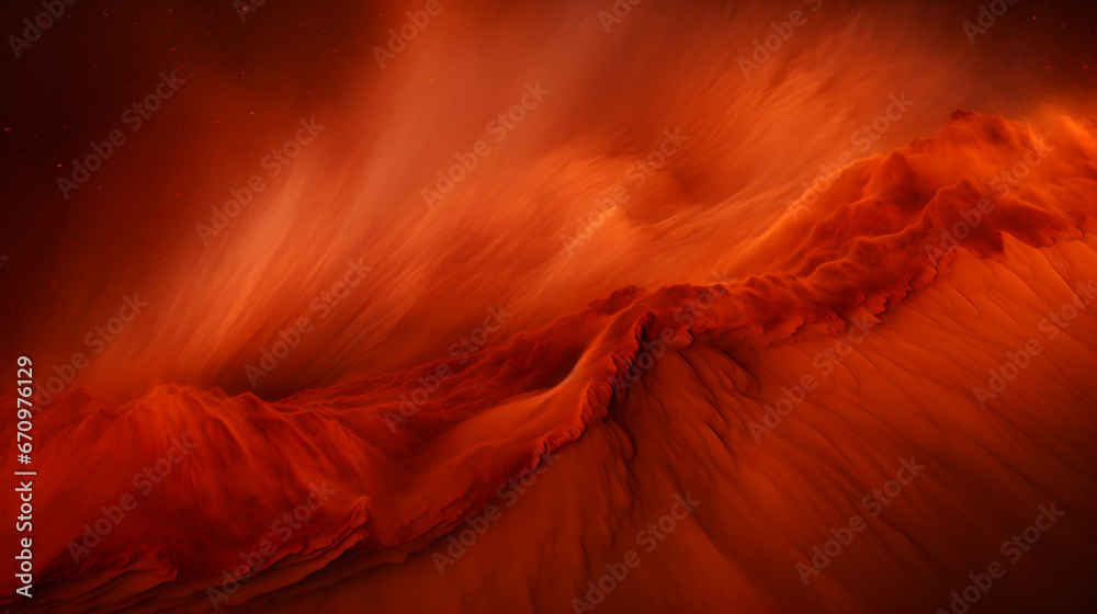 close up of red sand - obrazy, fototapety, plakaty 