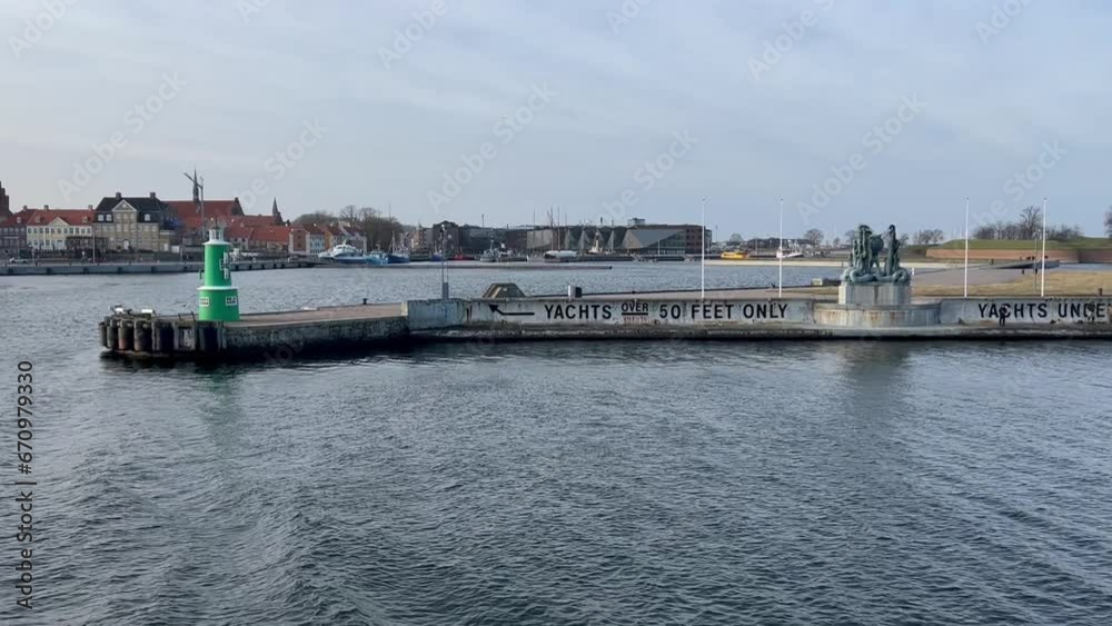 view from the ship to Kronborg fortress view from the ship to Kronborg fortress