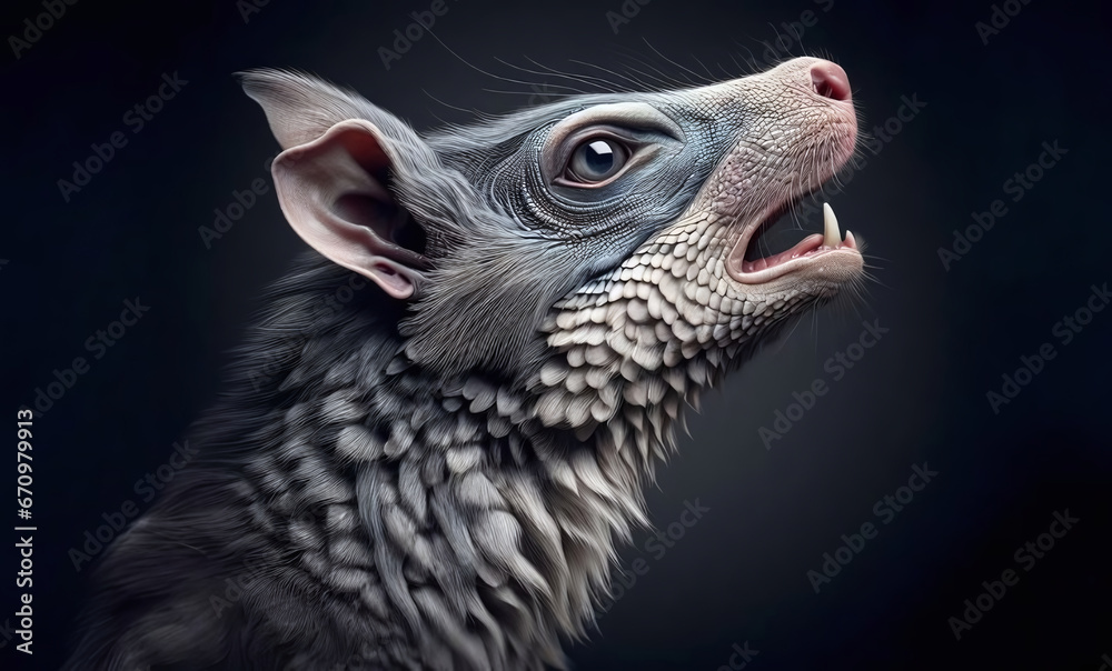 Fototapeta premium AI Generated Realistic Illustration of a Rat Wallpaper