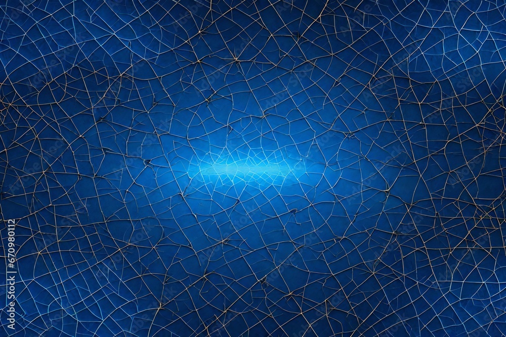 Fototapeta premium blue inferno ground texture, only floor, digital art, fantasy, top view - AI Generative