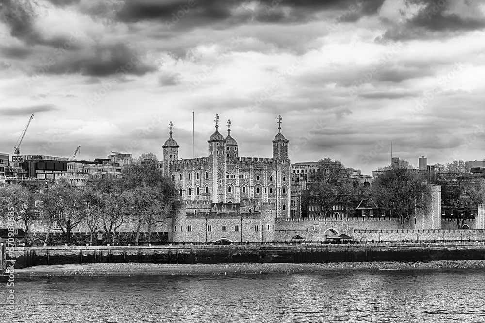 Tower of London, iconic Royal Palace and Fortress, England, UK