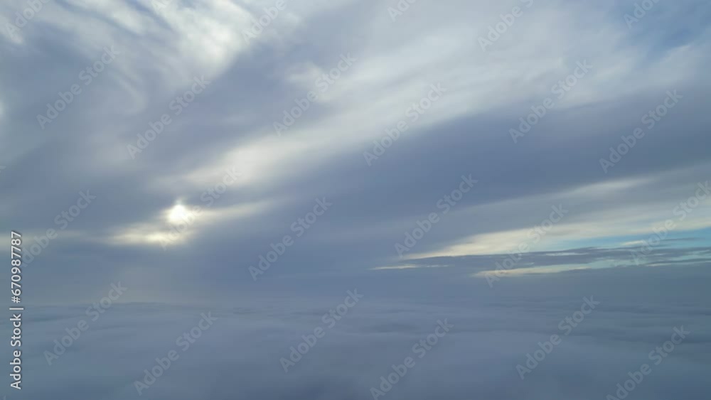 Most Beautiful View of Winter Sky and Clouds over England Great Britain Most Beautiful View of Winter Sky and Clouds over England Great Britain