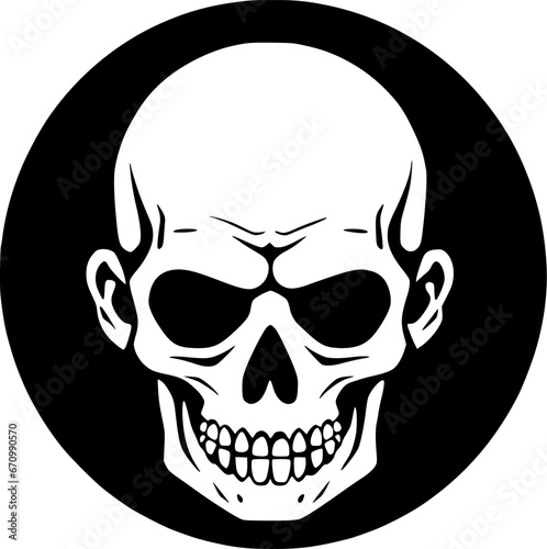 Skull - High Quality Vector Logo - Vector illustration ideal for T-shirt graphic