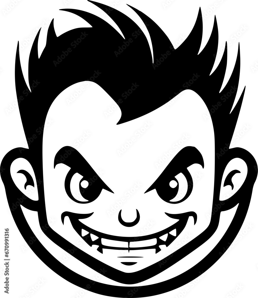 Vampire - Minimalist and Flat Logo - Vector illustration Vampire - Minimalist and Flat Logo - Vector illustration
