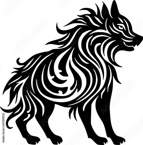 Wolf - High Quality Vector Logo - Vector illustration ideal for T-shirt graphic
