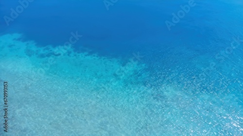 Bird's-eye view of the sea