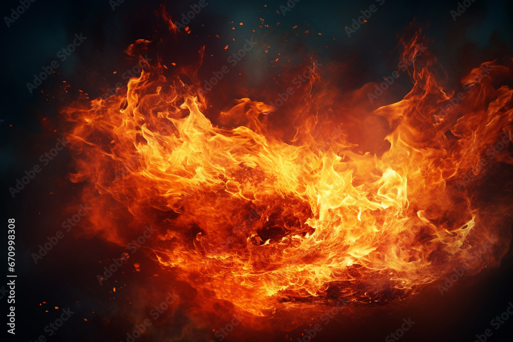 Fire background.