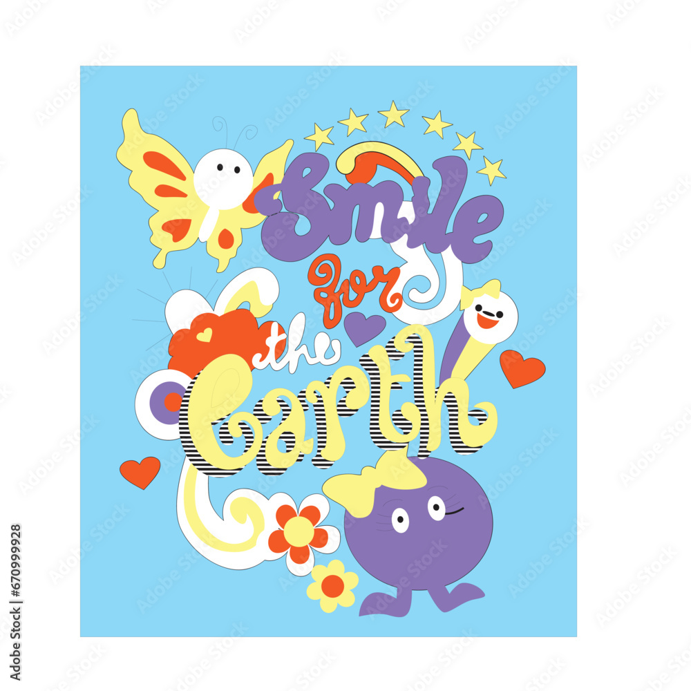 cute butterfly print vector art. cute butterfly print vector art.