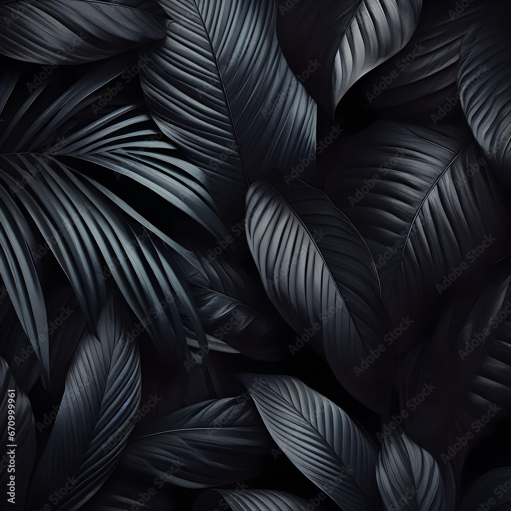 abstract black leaves background abstract black leaves background