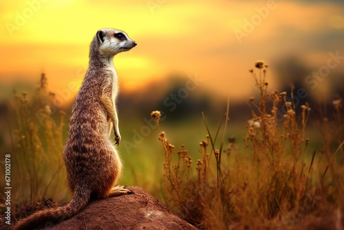 meerkat on the lookout © AD