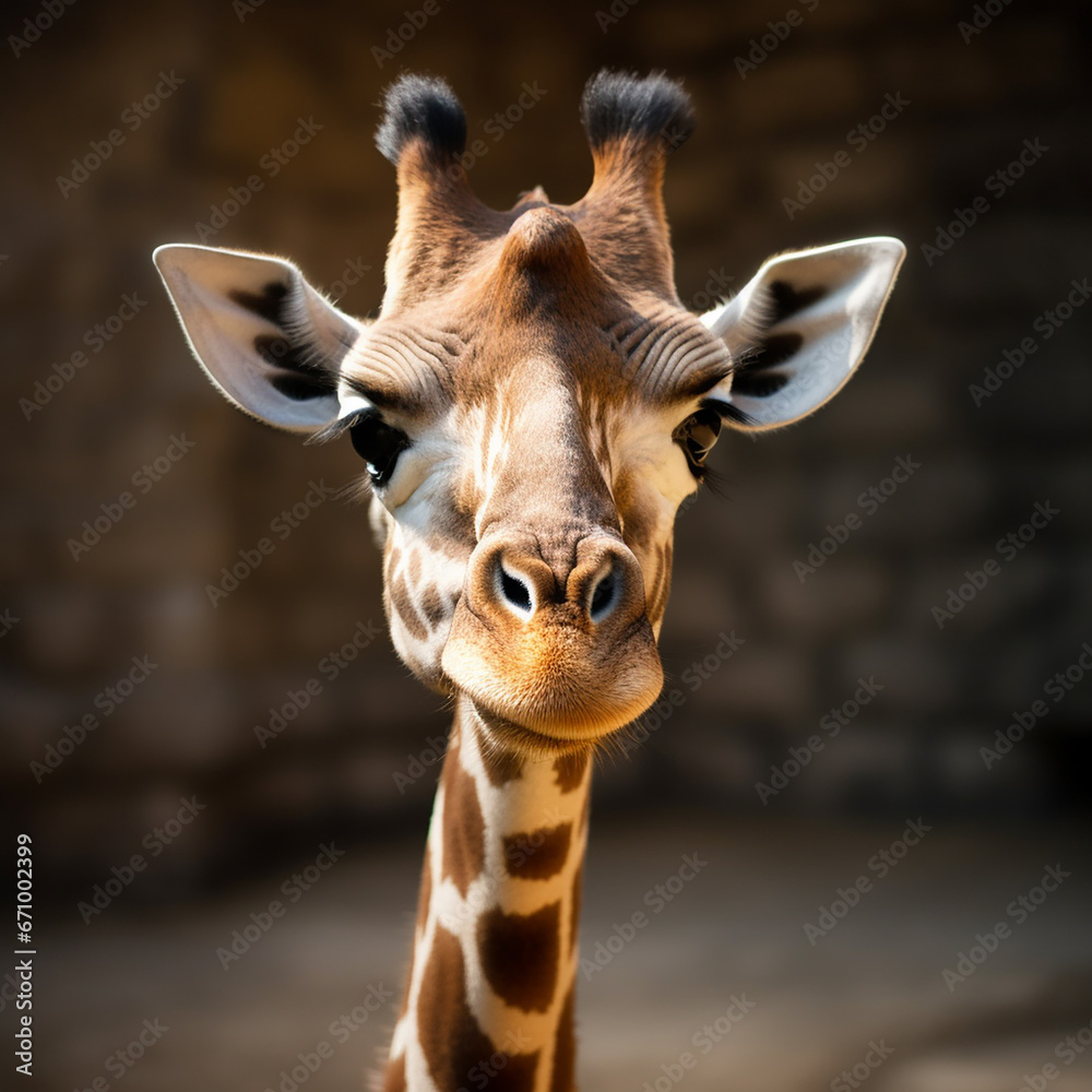 Obraz premium giraffe in zoo