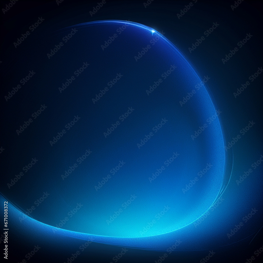 abstract blue planet