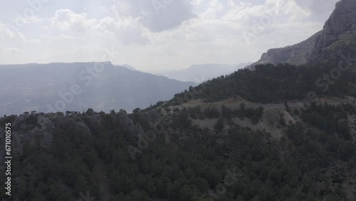 Aerial, Landscapes In Karaman Region, Turkey photo