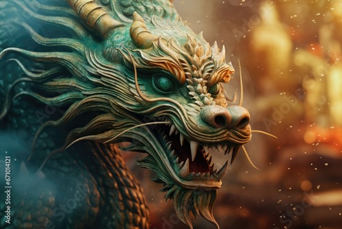 Lunar year 2024 is year Of Dragon, symbol of growth, success, prosperity, happiness and abundance in Chinese horoscope