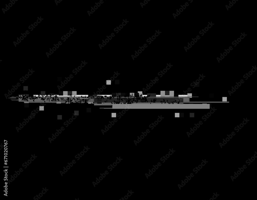 Horizontal distortion of broken video image on black background, VHS effect, glitch digital color pixel noise. Stock abstract pixel background glitch texture. Color digital noise, VHS corrupted signal Horizontal distortion of broken video image on black background, VHS effect, glitch digital color pixel noise. Stock abstract pixel background glitch texture. Color digital noise, VHS corrupted signal