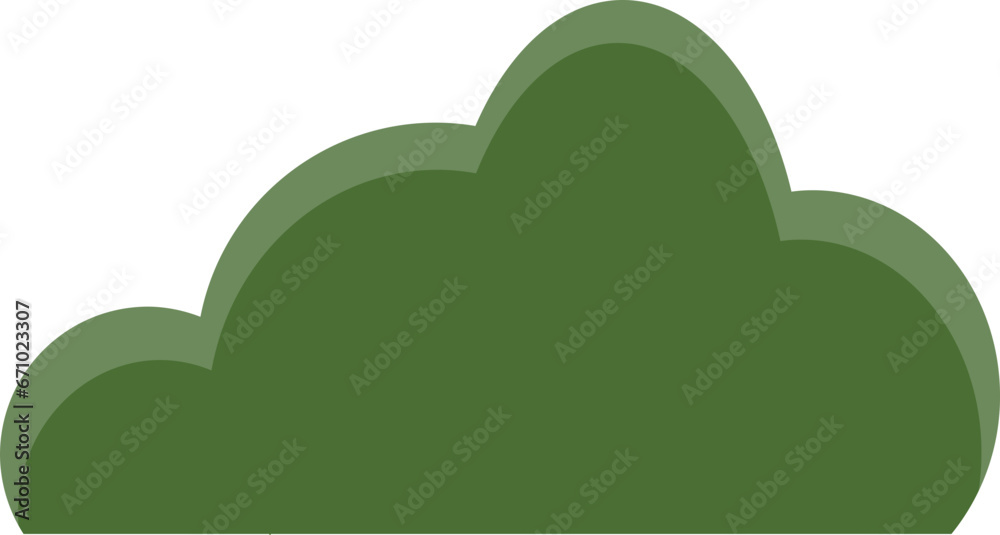 Fototapeta premium Bush illustration