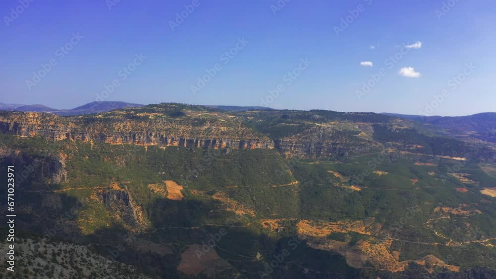 Aerial, Landscapes In Karaman Region, Turkey Aerial, Landscapes In Karaman Region, Turkey