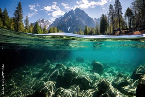 Crystal Clear Mountain Lakes.