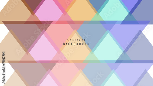 Abstract low poly colorful background. Triangular abstract background. Vector illustration.