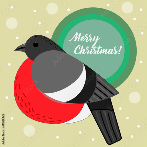 Bullfinch, Christmas card