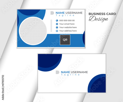 Visiting card design template 