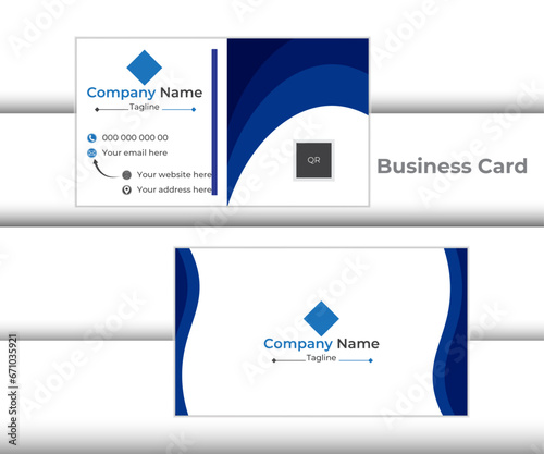 Vector Business Card Template Design