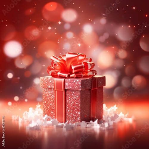 christmas gift, christmas card, ribbon © 광택 박