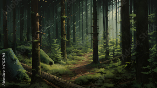 forest in the forest