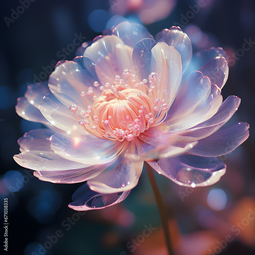 pink water lily