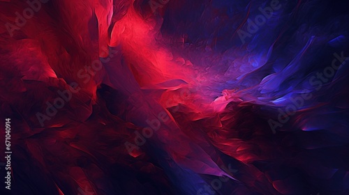  a red and blue background with a black background and a red and blue background. generative ai