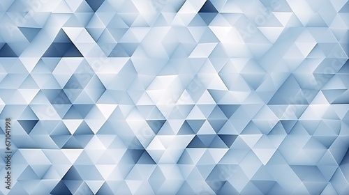  a blue and white abstract background with a lot of triangles. generative ai