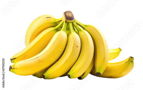 A Bundle of Delicious Bananas Transparent PNG