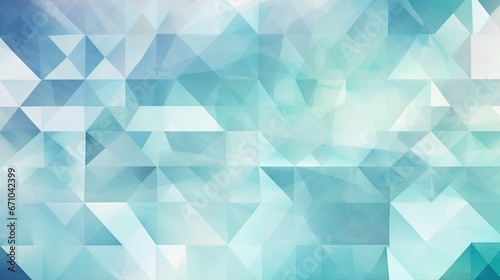  a blue and white abstract background with a lot of triangles. generative ai