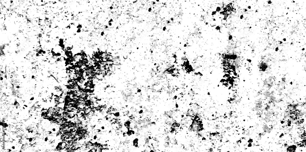 Old wall Cracked splat stain dirty black overlay or screen effect use for grunge background. Distress concrete wall dust and noise scratches on a black background. dirt overlay or screen effect.