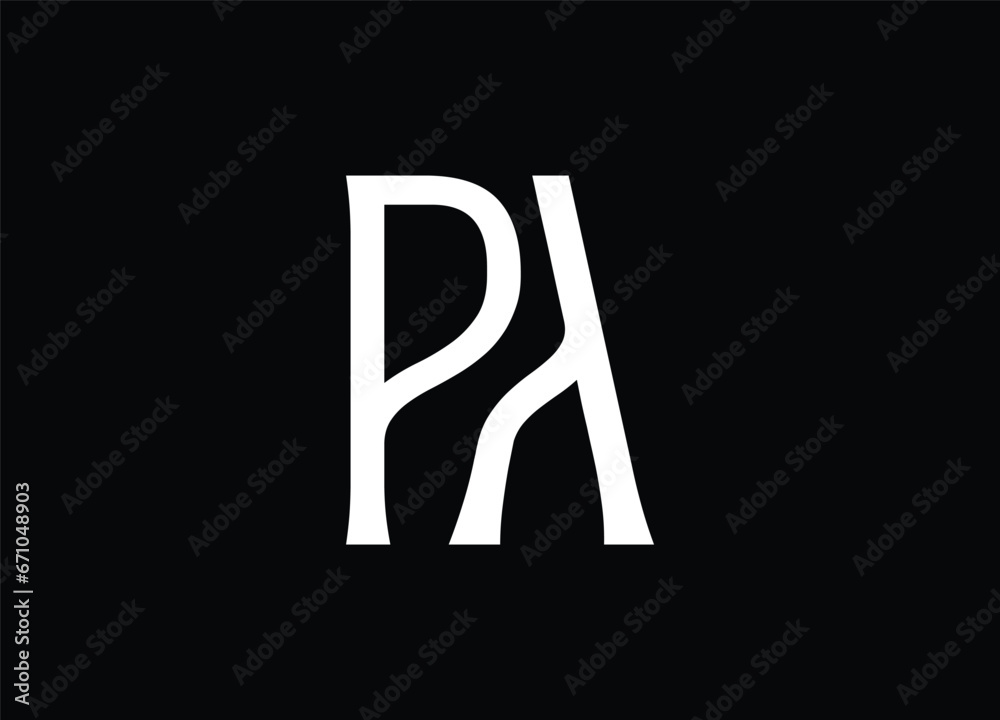 pa letter logo and monogram logo pa letter logo and monogram logo