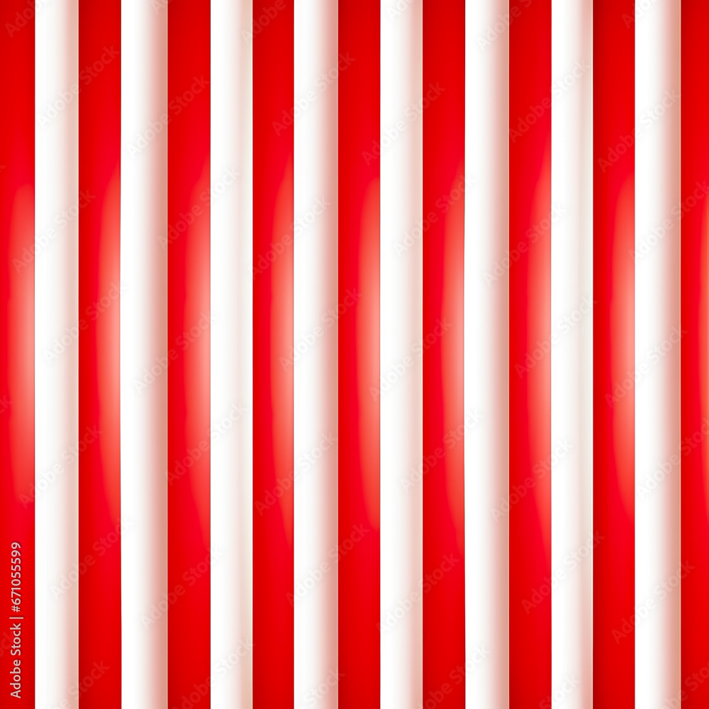 Naklejka premium Colorful Striped Geometric Design with Minimal Red Accents generated with AI