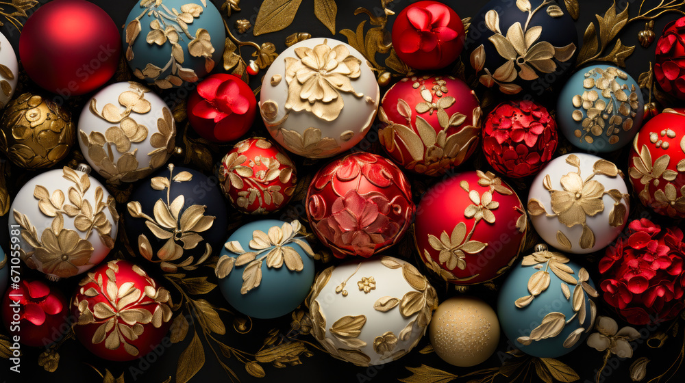Christmas ball generated with AI Christmas ball generated with AI