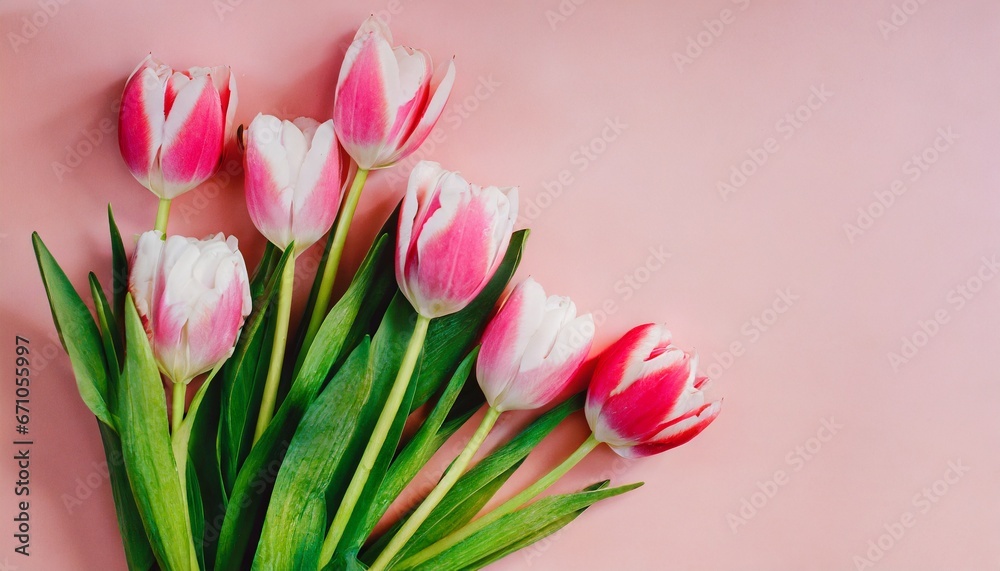 bouquet of tulips for Valentine's Day