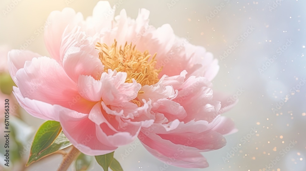 a close up of a pink flower with a blurry background. generative ai a close up of a pink flower with a blurry background. generative ai