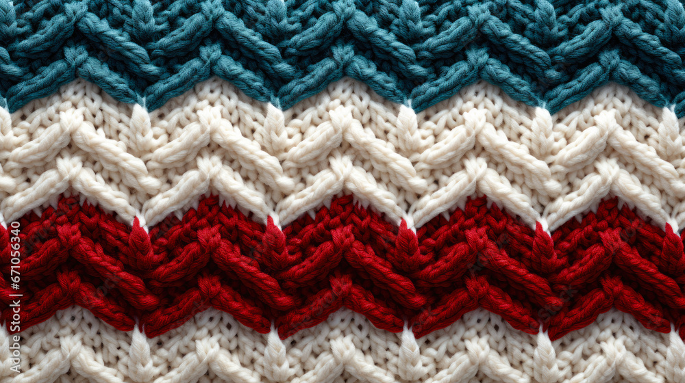 Handmade Winter Sweater: Abstract Pattern in Wool Fabric generated by AI Handmade Winter Sweater: Abstract Pattern in Wool Fabric generated by AI