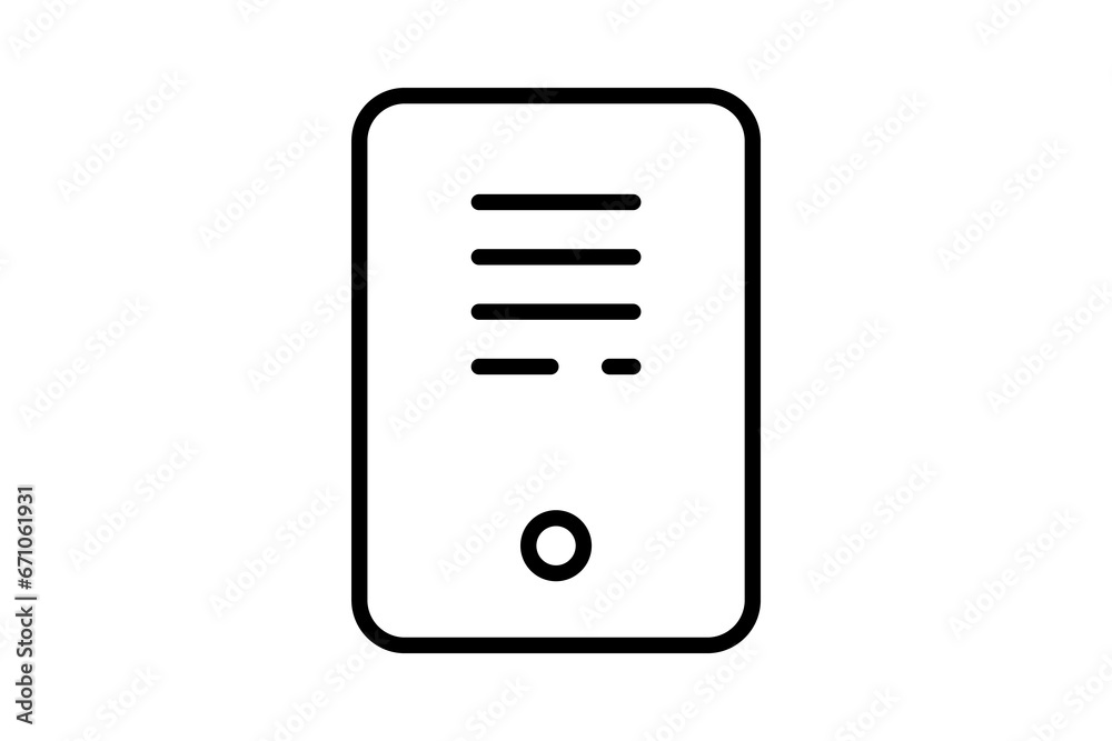 computer tower icon. icon related to device, computer technology. Line icon style. Simple vector design editable