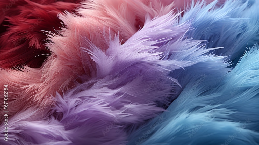 A furry scarf made of feathers embraces the wild essence of the animal, drawing you in with its fluid movement and captivating style