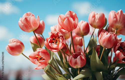 red tulips in spring © 효섭 이