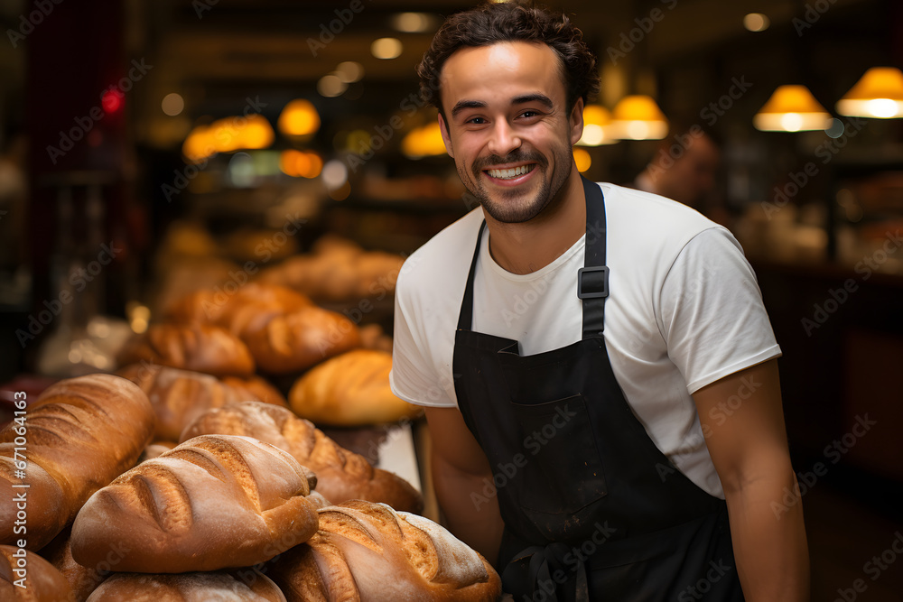 Fototapeta premium Friendly baker.
