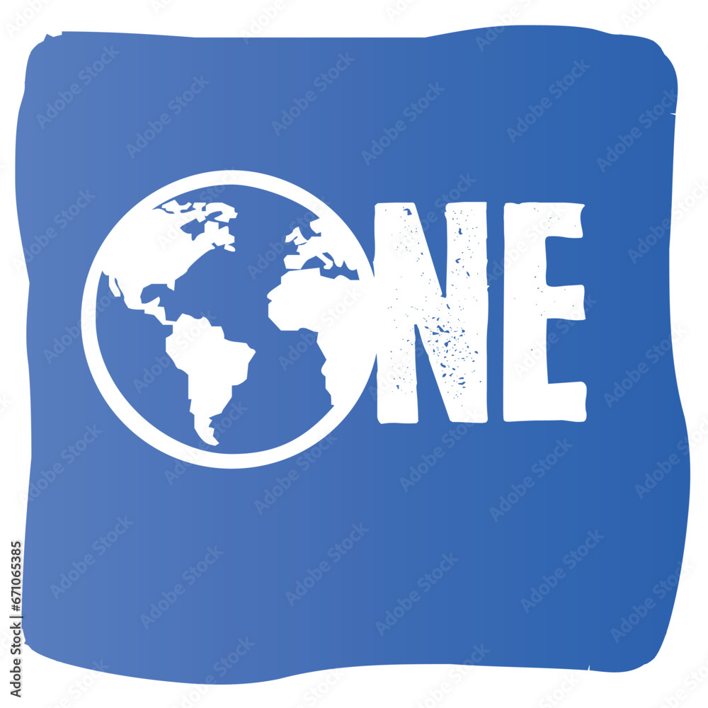 One-World_Climate-Justice_Green-Earth_Smiley_Sun_Sustainablity_Positive-Life_No-Planet-B_Vector_Typo-Graphic-Design_Manuel-Viergutz_3000px