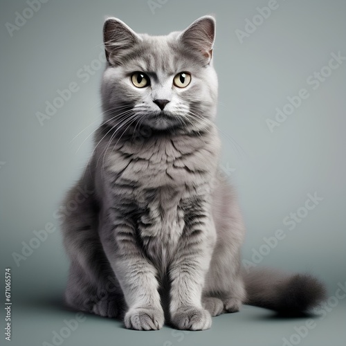 Wallpaper Mural portrait of a cute cat on an isolated background Torontodigital.ca
