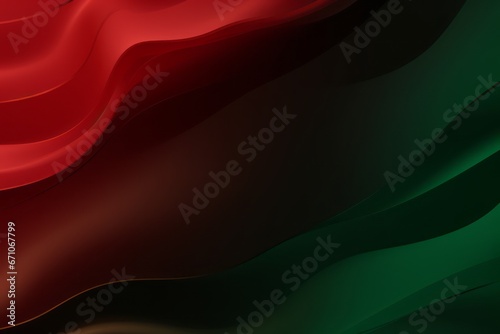 Black History Month or Juneteenth wallpaper, digital background in red, yellow, and green. Invitation, poster, brochure, announcement design