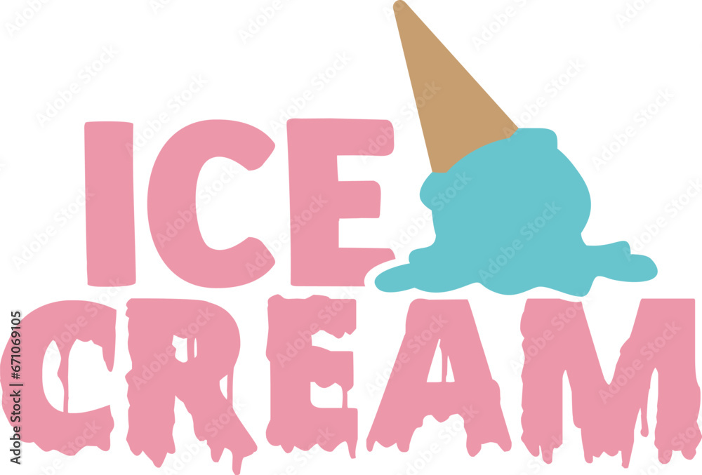 Ice Cream - Ice Cream Illustration Ice Cream - Ice Cream Illustration