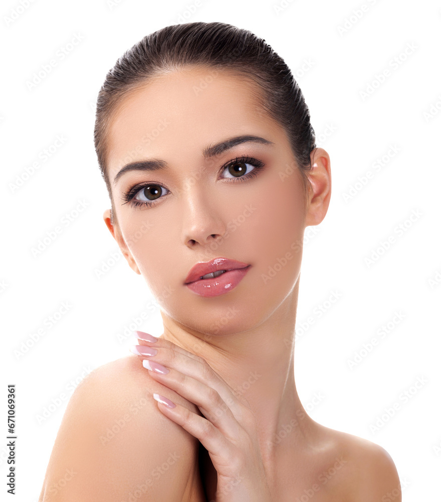 Pretty girl with clean and fresh skin. Skin care concept. Pretty girl with clean and fresh skin. Skin care concept.